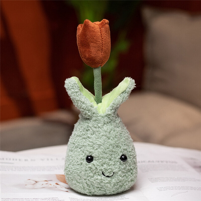 The 'Bloomin' Cute' Potted Tulip Plush
