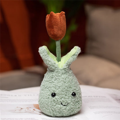 The 'Bloomin' Cute' Potted Tulip Plush