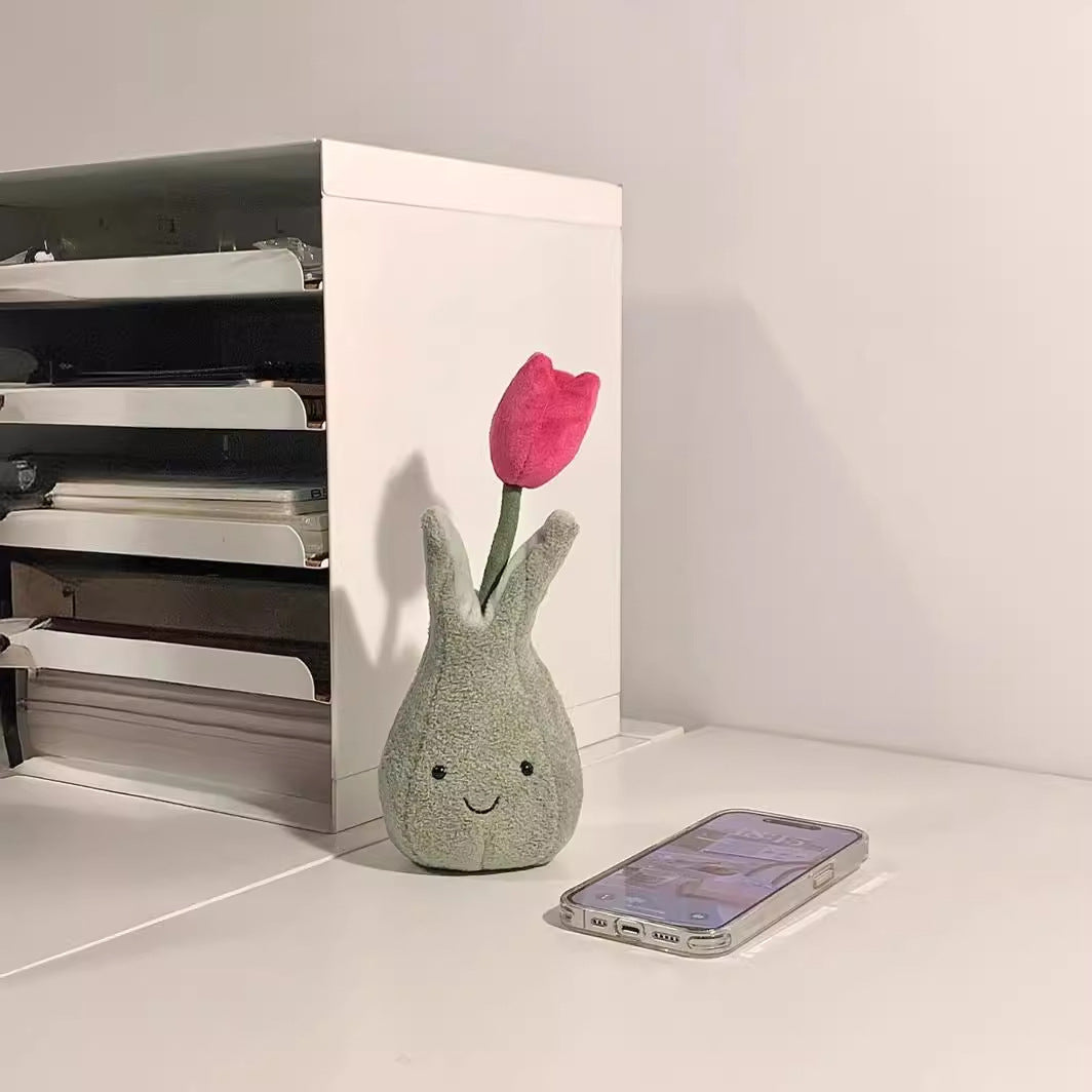 The 'Bloomin' Cute' Potted Tulip Plush