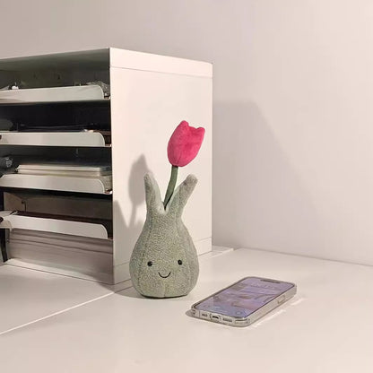 The 'Bloomin' Cute' Potted Tulip Plush