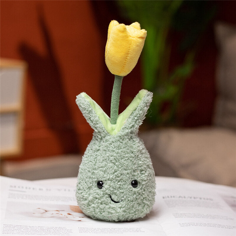 The 'Bloomin' Cute' Potted Tulip Plush