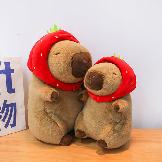 The Viral Strawberry Capybara Plushie