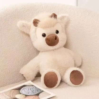 The Viral "Run Fast" Highland Cow Plush (40cm)