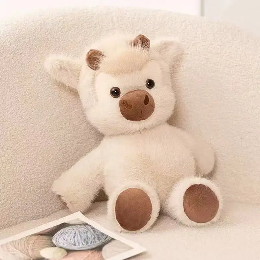 The Viral "Run Fast" Highland Cow Plush (40cm)