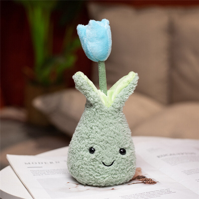 The 'Bloomin' Cute' Potted Tulip Plush
