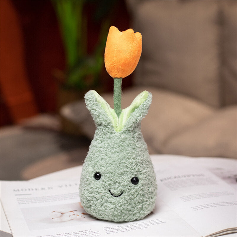 The 'Bloomin' Cute' Potted Tulip Plush